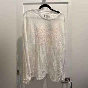 NSYNC White and Red Graphic Long Sleeve Tee